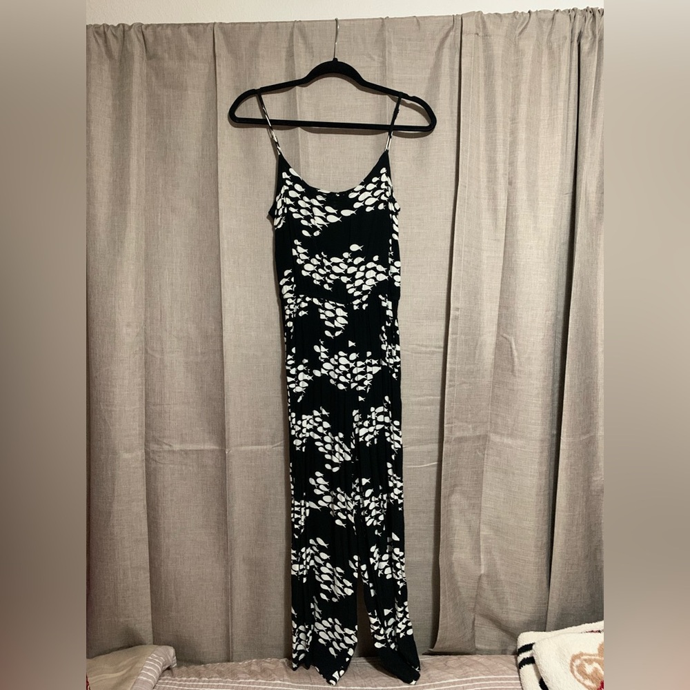 Fighting Eel | Ava Sky Jumpsuit in Black Fish Size Xtra Small